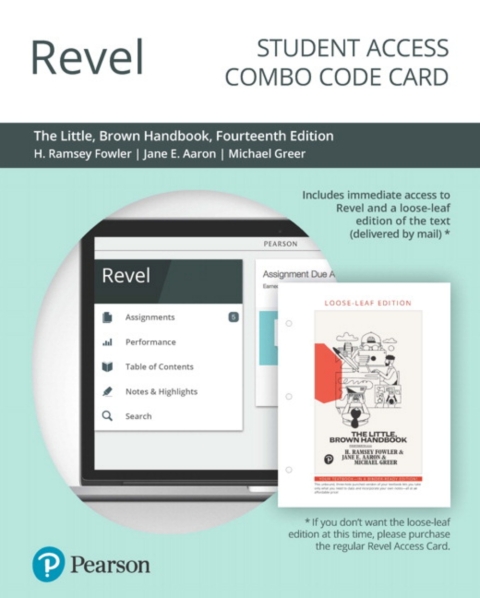 Cover image for book Revel + Print Combo Access Code for The Little, Brown Handbook