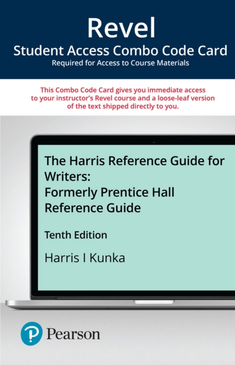 Cover image for book Revel + Print Combo Access Code for Harris Reference Guide for Writers