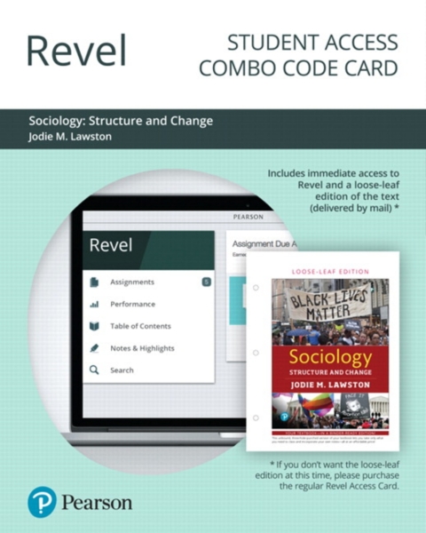 Cover image for book Revel + Print Combo Access Code for Sociology: Structure and Change