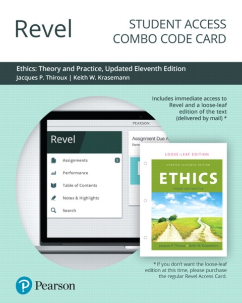 Cover image for book Revel + Print Combo Access Code for Ethics: Theory and Practice, Updated Edition