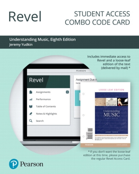 Cover image for book Revel + Print Combo Access Code for Understanding Music