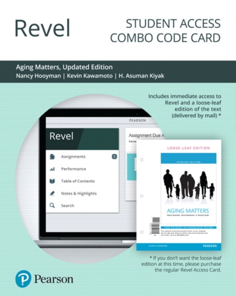Cover image for book Revel + Print Combo Access Code for Aging Matters: An Introduction to Social Gerontology, Updated Edition
