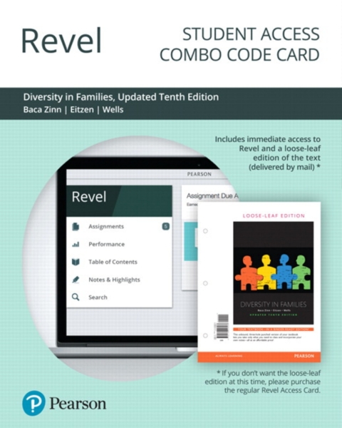 Cover image for book Revel + Print Combo Access Code for Diversity in Families, Updated Edition