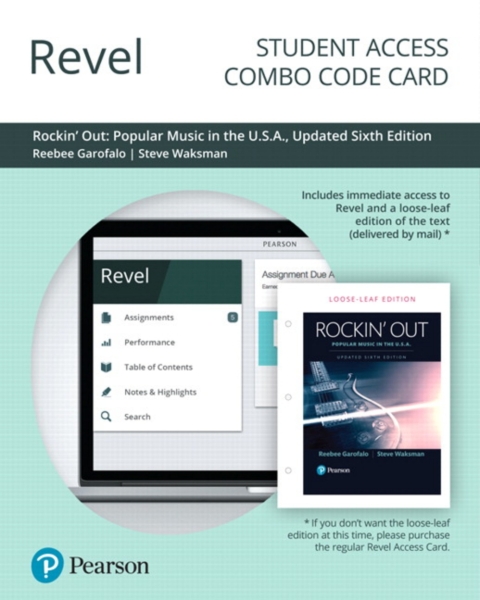 Cover image for book Revel + Print Combo Access Code for Rockin' Out: Popular Music in the U.S.A, Updated Edition