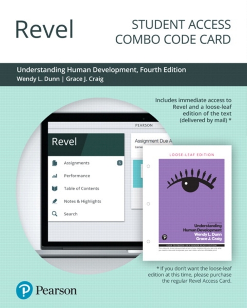Cover image for book Revel + Print Combo Access Code for Understanding Human Development