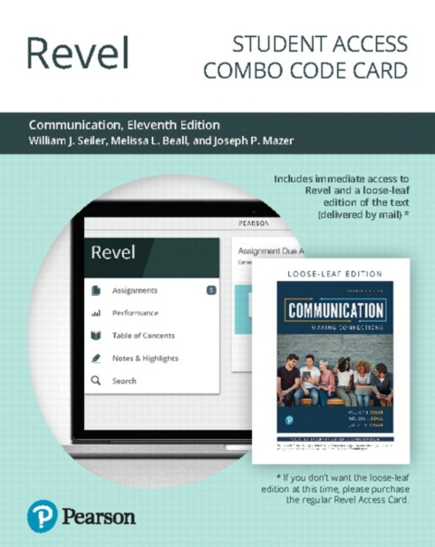 Cover image for book Revel + Print Combo Access Code for Communication: Making Connections