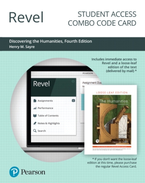 Cover image for book Revel + Print Combo Access Code for Discovering the Humanities
