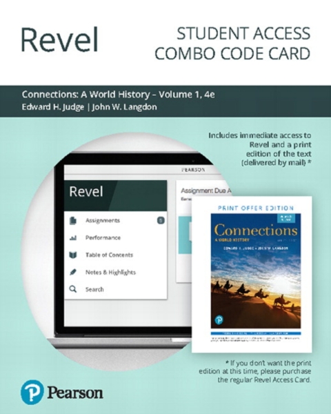 Cover image for book Revel + Print Combo Access Code for Connections: A World History, Volume 1