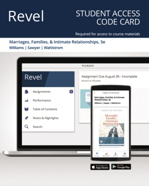Cover image for book Revel Access Code for Marriages, Families, and Intimate Relationships