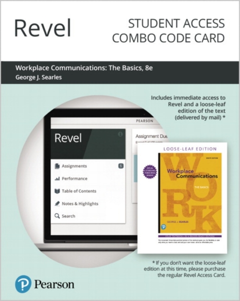Cover image for book Revel + Print Combo Access Code for Workplace Communications: The Basics