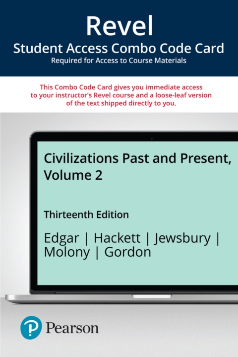 Cover image for book Revel + Print Combo Access Code for Civilizations Past and Present, Volume 2