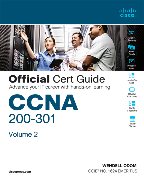 Cover image for book CCNA 200-301 Official Cert Guide, Volume 2