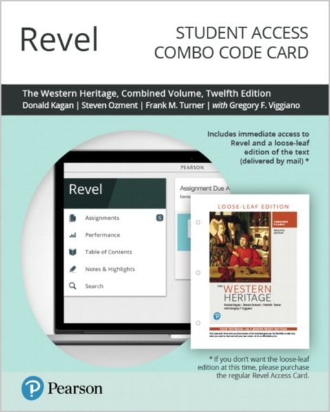 Cover image for book Revel + Print Combo Access Code for The Western Heritage, Combined Volume