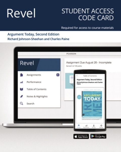 Cover image for book Revel Access Code for Argument Today
