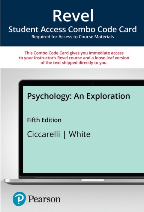 Cover image for book Revel + Print Combo Access Code for Psychology: An Exploration