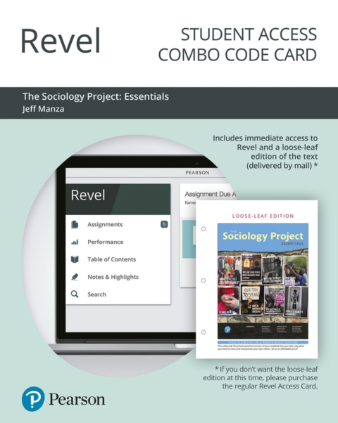 Cover image for book Revel + Print Combo Access Code for The Sociology Project: Essentials
