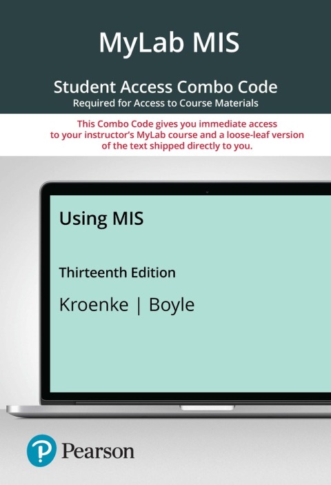 Cover image for book MyLab MIS with Pearson eText + Print Combo Access Code for Using MIS