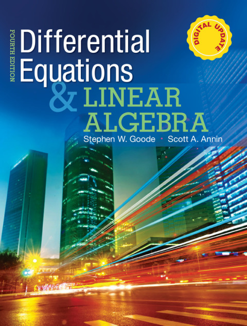 Cover image for book Differential Equations and Linear Algebra, Digital Update (Pearson+)