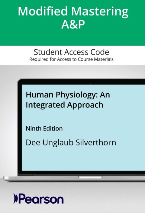 Cover image for book Mastering A&P with Pearson eText Access Code for Human Physiology: An Integrated Approach