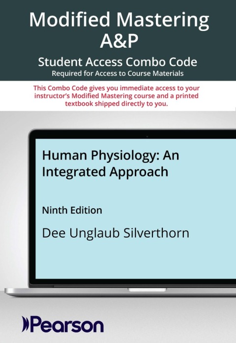 Cover image for book Mastering A&P with Pearson eText + Print Combo Access Code for Human Physiology: An Integrated Approach