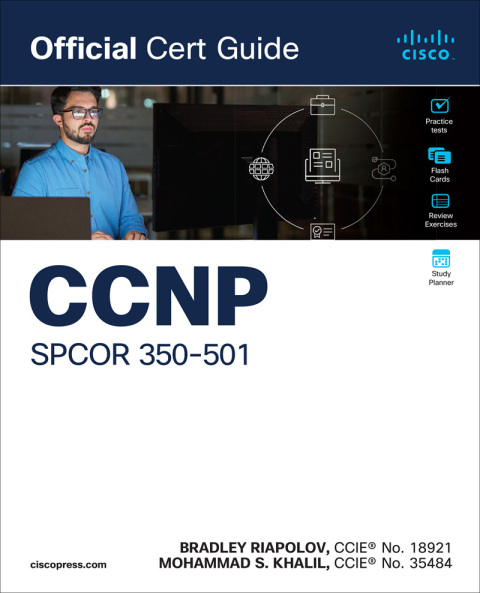 Cover image for book CCNP SPCOR 350-501 Official Cert Guide