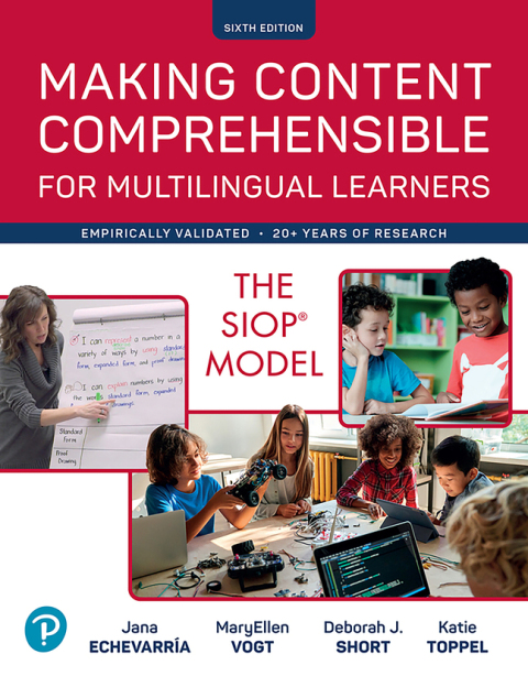 Cover image for book Pearson eText Access Code for Making Content Comprehensible for Multilingual Learners: The SIOP Model