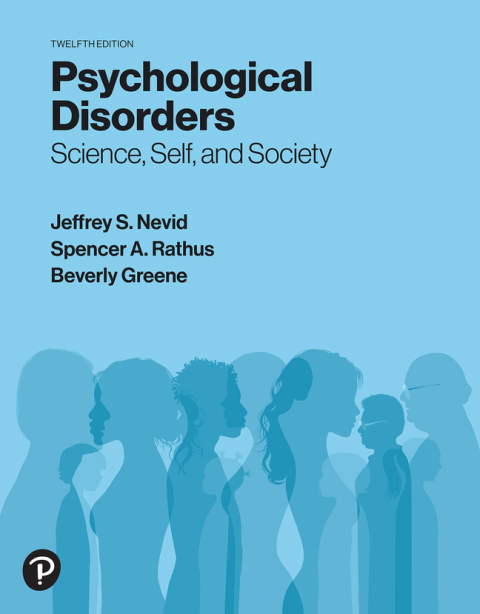 Cover image for book Psychological Disorders: Science, Self, and Society (Pearson+)