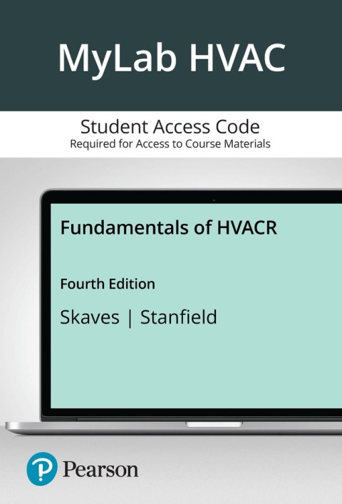 Cover image for book MyLab HVAC with Pearson eText + Print Combo Access Code for Fundamentals of HVACR