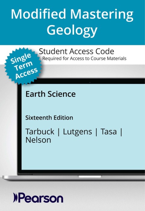 Cover image for book Mastering Geology with Pearson eText (up to 18-weeks) Access Code for Earth Science