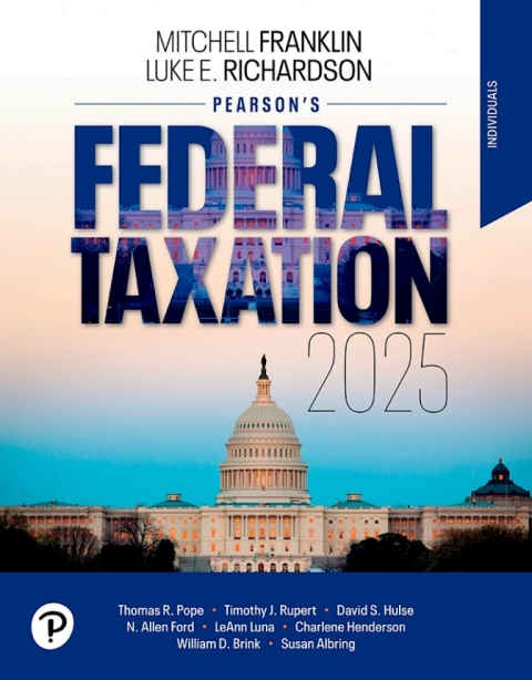 Cover image for book Pearson's Federal Taxation 2025 Individuals