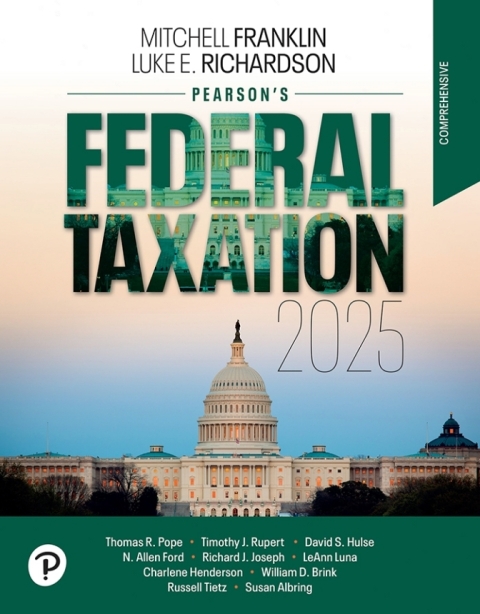 Cover image for book Pearson's Federal Taxation 2025 Comprehensive