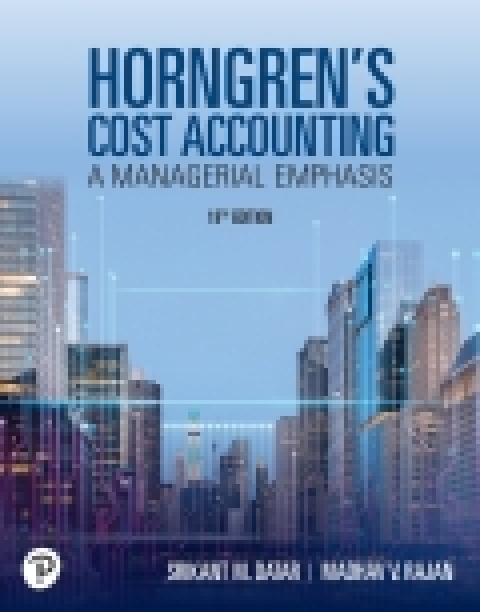 Cover image for book Horngren's Cost Accounting: A Managerial Emphasis (Pearson+)