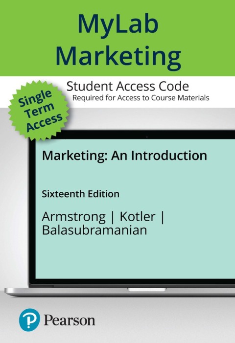 Mylab Marketing For Marketing: An Introduction + Ebook