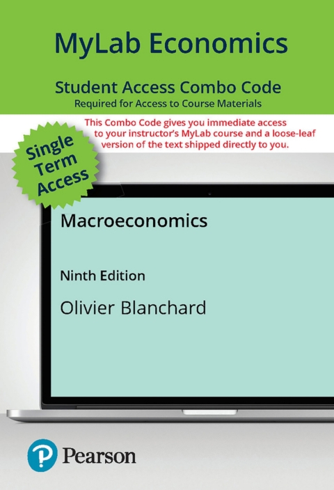 Cover image for book MyLab ECONOMICS with Pearson eText + Print Combo Access Code for Macroeconomics