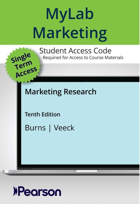 Cover image for book MyLab Marketing with Pearson eText Access Code for Marketing Research