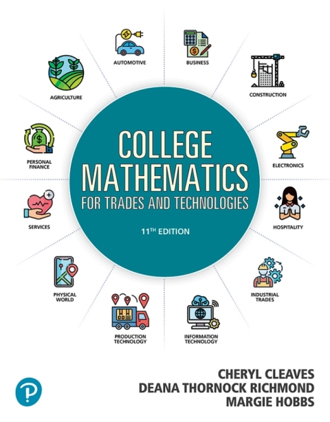 Cover image for book College Mathematics for Trades & Technologies