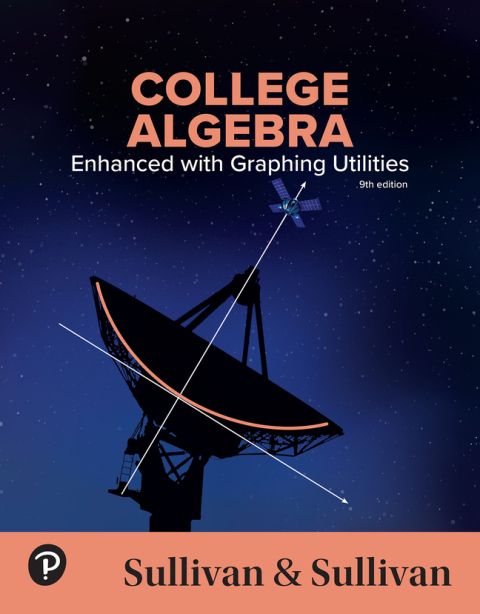 Cover image for book College Algebra: Enhanced with Graphing Utilities (Pearson+)