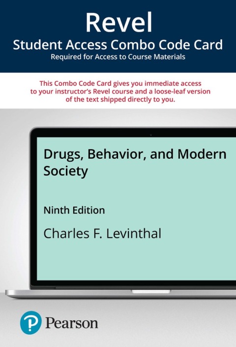 Cover image for book Revel + Print Combo Access Code for Drugs, Behavior, and Modern Society