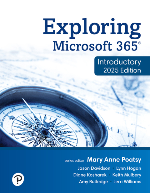 Cover image for book Exploring Microsoft 365: Introductory 2025 (Pearson+)