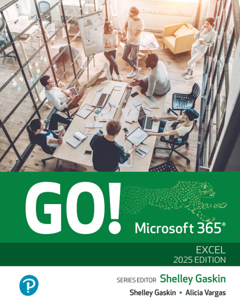 Cover image for book GO! Microsoft 365: Excel 2025 (Pearson+)