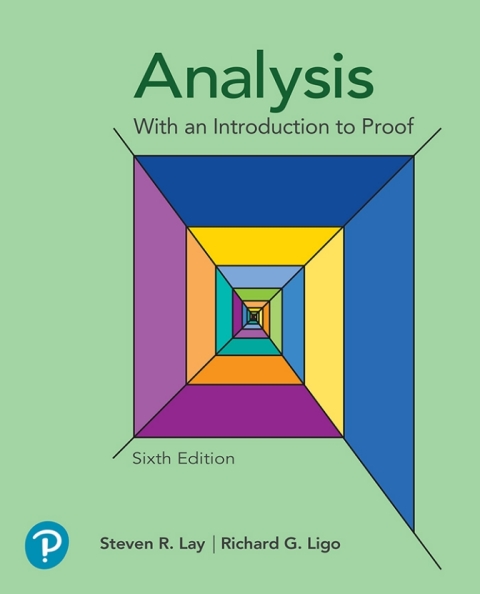 Cover image for book Analysis with an Introduction to Proof