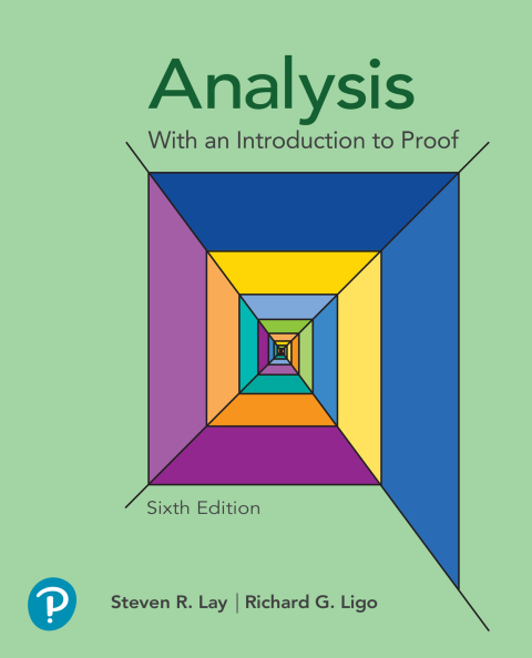 Cover image for book Analysis with an Introduction to Proof