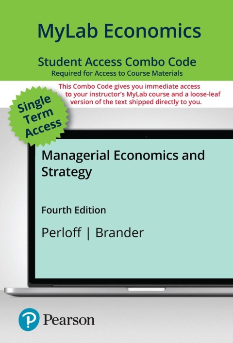 Cover image for book MyLab Economics with Pearson eText + Print Combo Access Code for Managerial Economics and Strategy