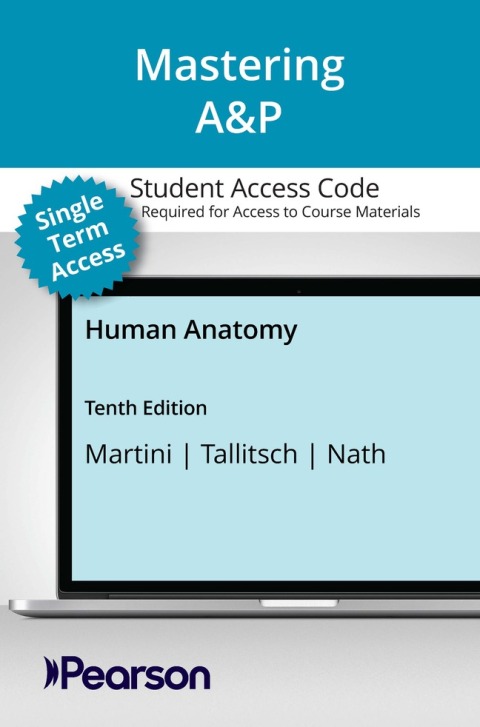 Cover image for book Mastering A&P with Pearson eText Access Code for Human Anatomy
