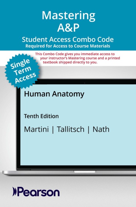 Cover image for book Mastering A&P with Pearson eText + Print Combo Access Code for Human Anatomy