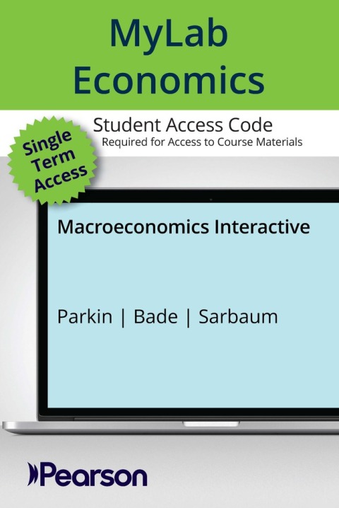 Cover image for book MyLab Econ with Pearson eText Access Code for Macroeconomics Interactive