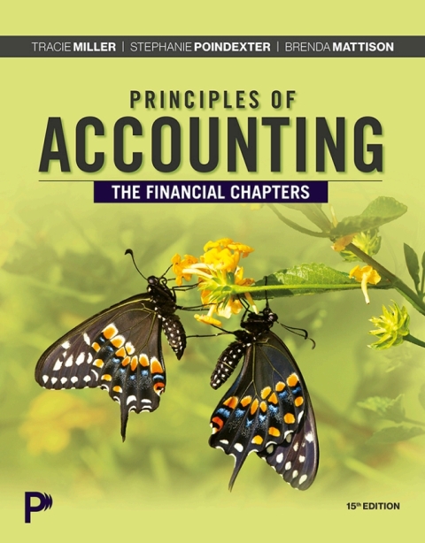 Cover image for book Principles of Accounting, The Financial Chapters