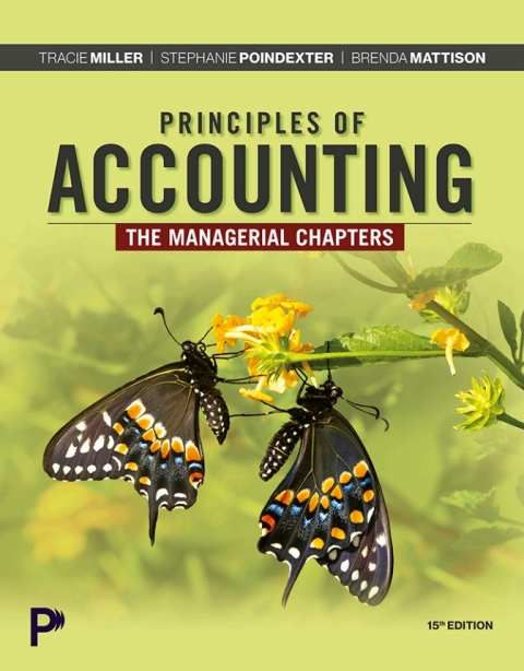 Cover image for book Principles of Accounting, The Managerial Chapters