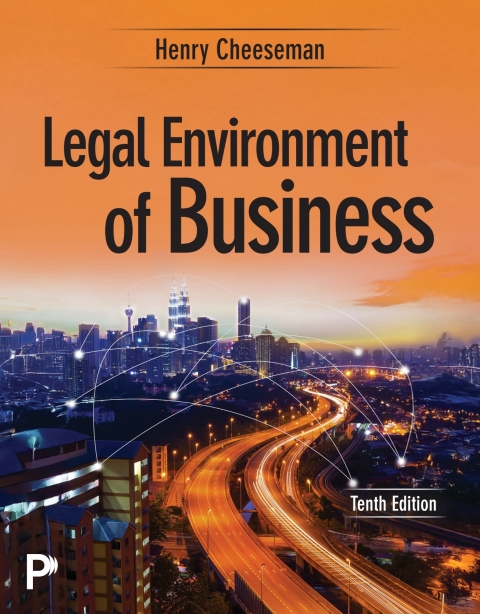 Cover image for book Legal Environment of Business