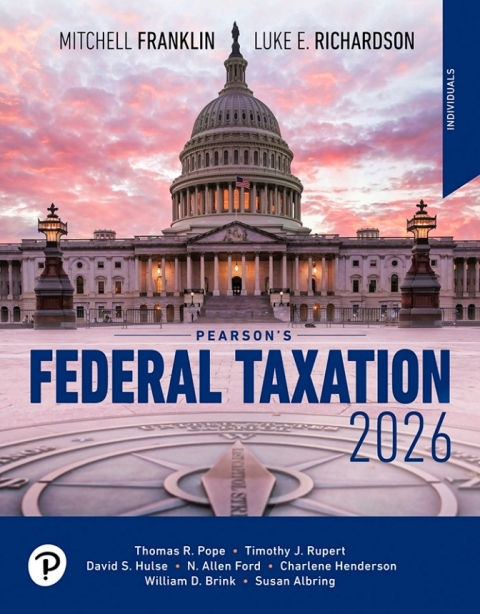 Cover image for book Pearson's Federal Taxation 2026 Individuals